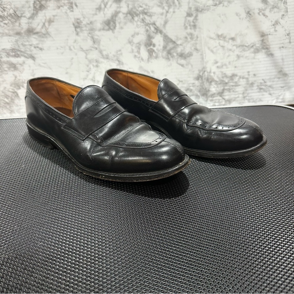 Allen Edmonds Black Glenfield penny loafer 9.5D